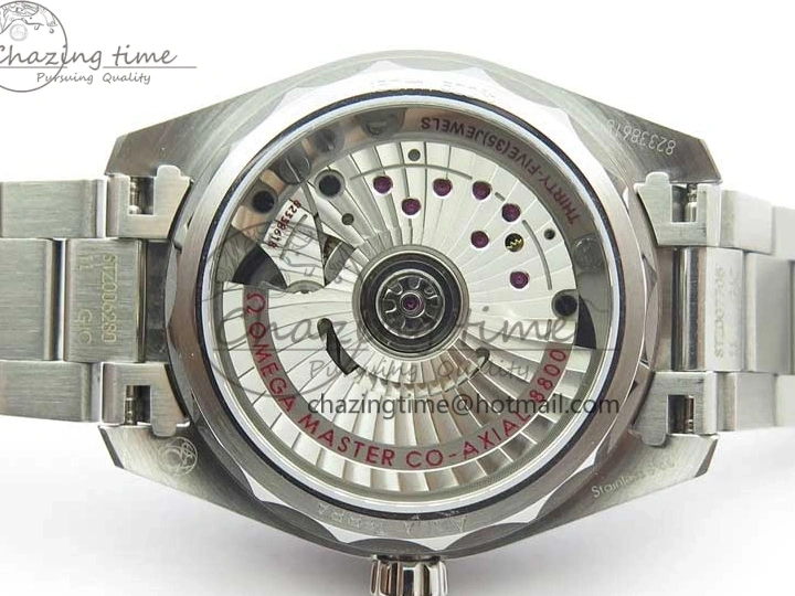 0121 Aqua Terra 150M 34mm Ladies SS VSF 1:1 Best Edition White Wave Dial RG Markers on SS Bracelet A WellDesigned 7928